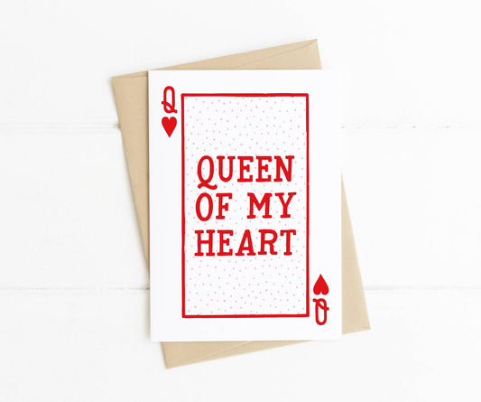 Queen Of My Heart Anniversary Card