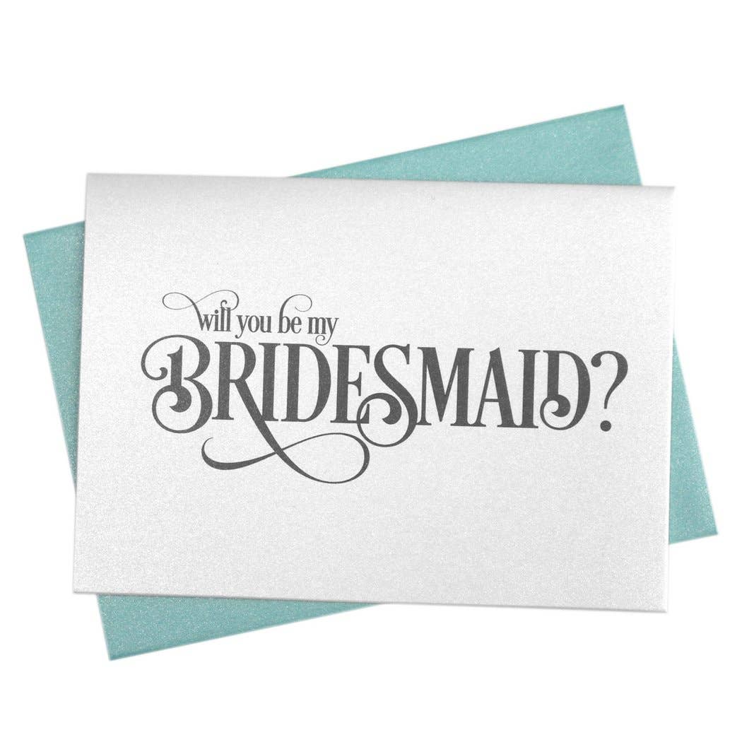 Will You Be My Bridesmaid Bridal Party Card, Maid of Honor
